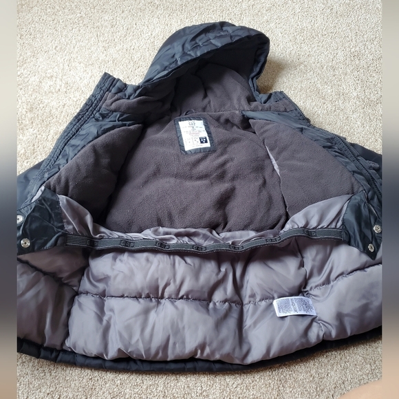 Baby Gap Coldcontrol Max Black Winter Coat Size 4 yrs - Picture 2 of 4